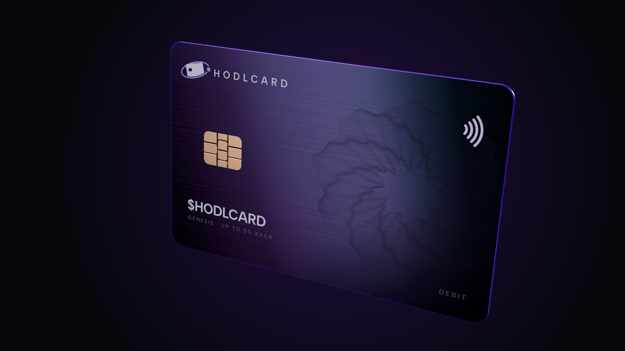 The HodlCard Genesis card